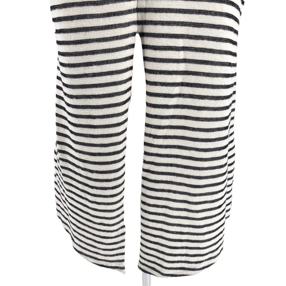Andree by Unit for Anthropologie Womens Size Medium Striped Split Back Shirt - Picture 6 of 9